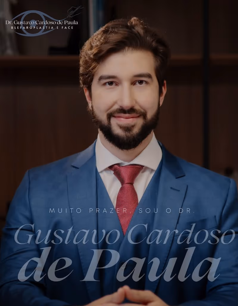 Dr. Gustavo Cardoso de Paula — diretor de Oculoplástica da Ortolan Oftalmologia.